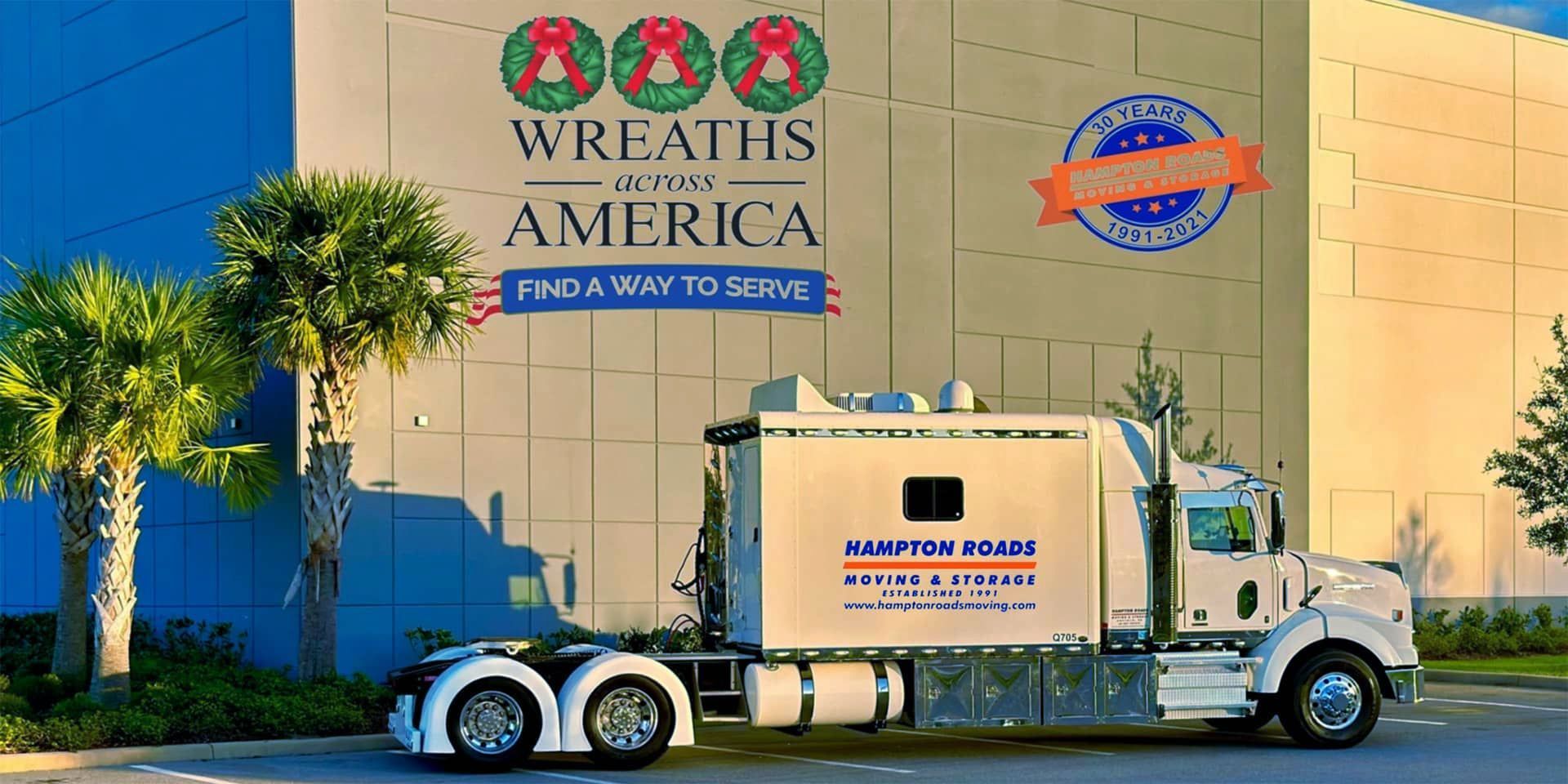 Hampton Roads Moving & Storage Wreaths Across America