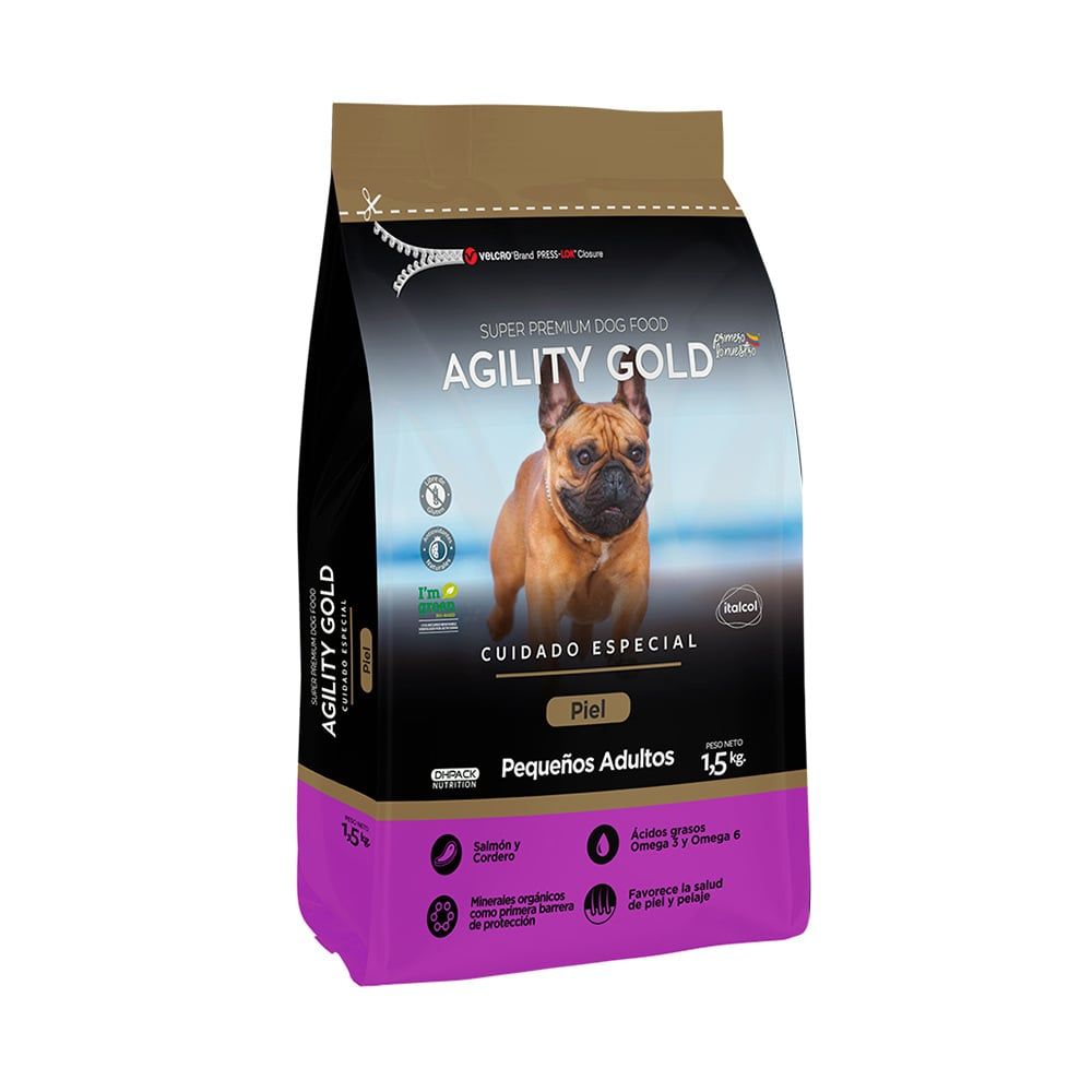 Agility Gold Pequeños Adultos Piel