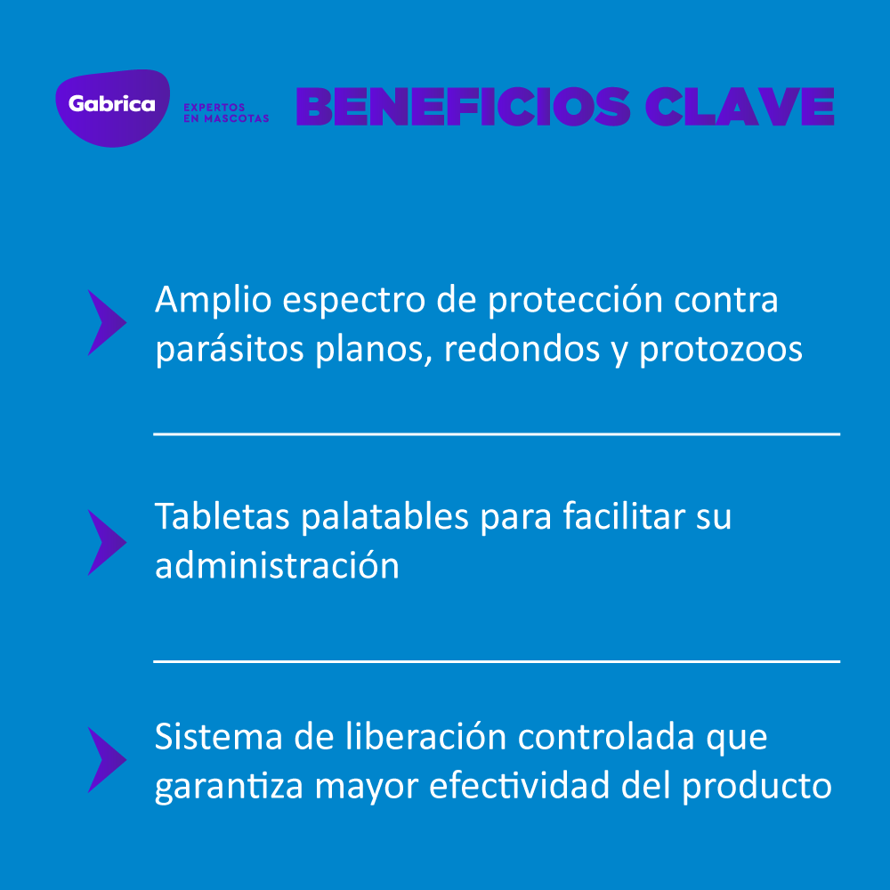 Caja de desparasitante para perros 