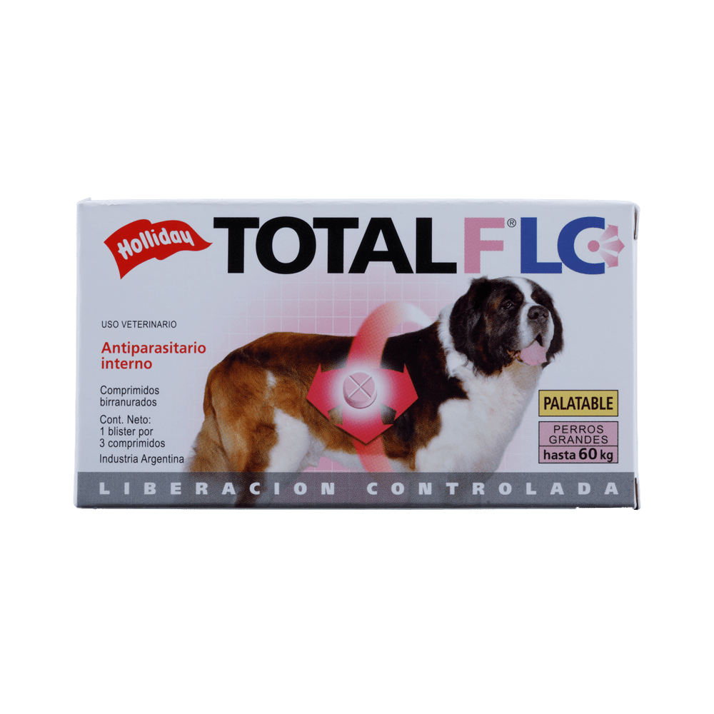 Caja de medicamento antiparasitario para perros 