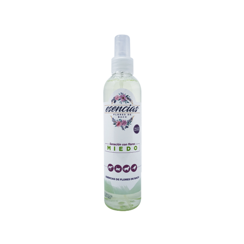Botella de spray etiquetada 