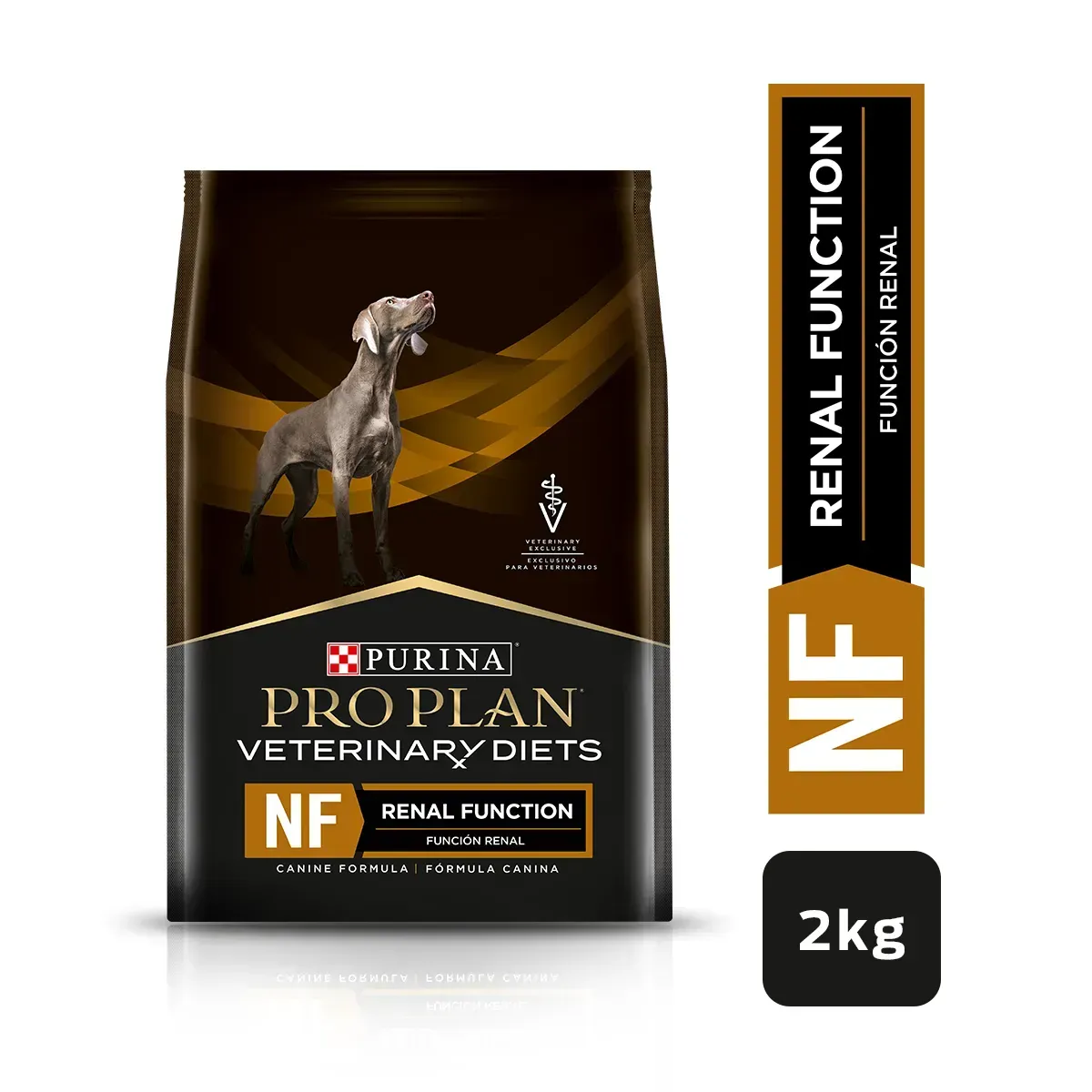 Comida para perros Purina Pro Plan Veterinary Diets NF Renal Function, bolsa de 2 kg.