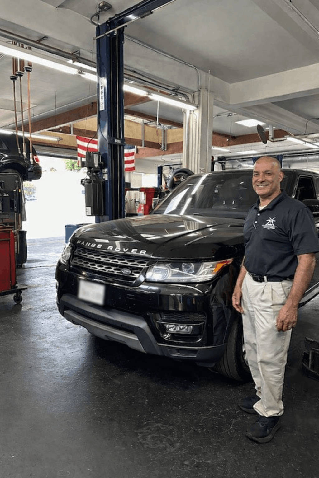 Lavon with Range Rover