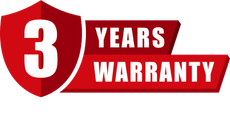 3 Years Warranty Logo - J&J Performance and Repair