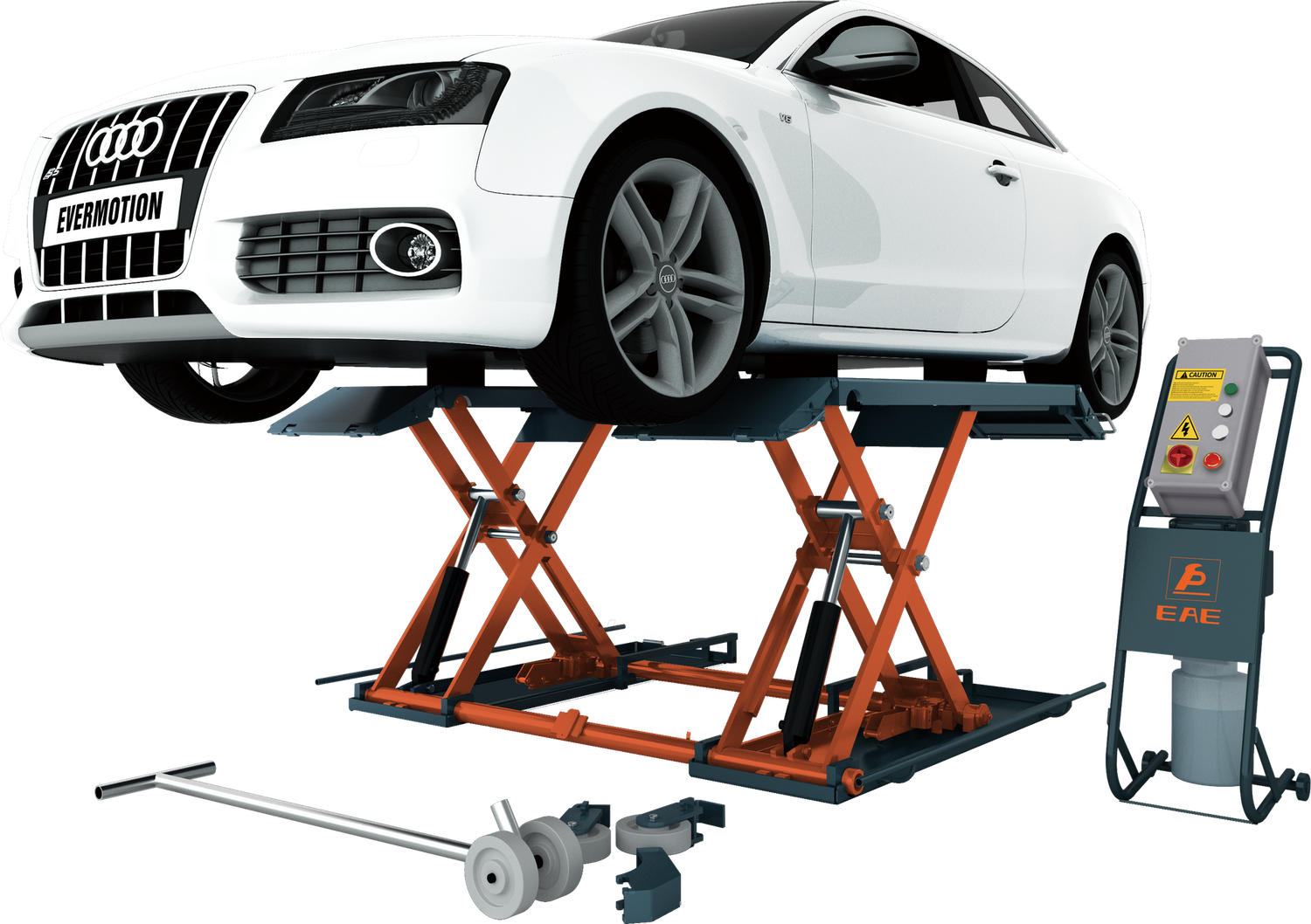 EAE EE-MR30 Mobile Mid-rise Scissor Lift (3.0 tonne)