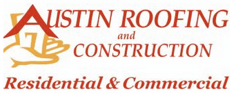 Austin Roofing and Construction logo with phone number 512-629-4949, Residential & Commercial