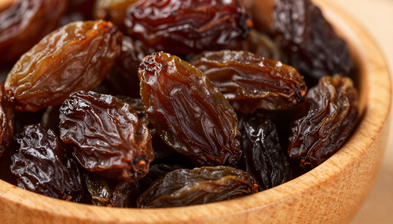 Uvas passas de alta qualidade
