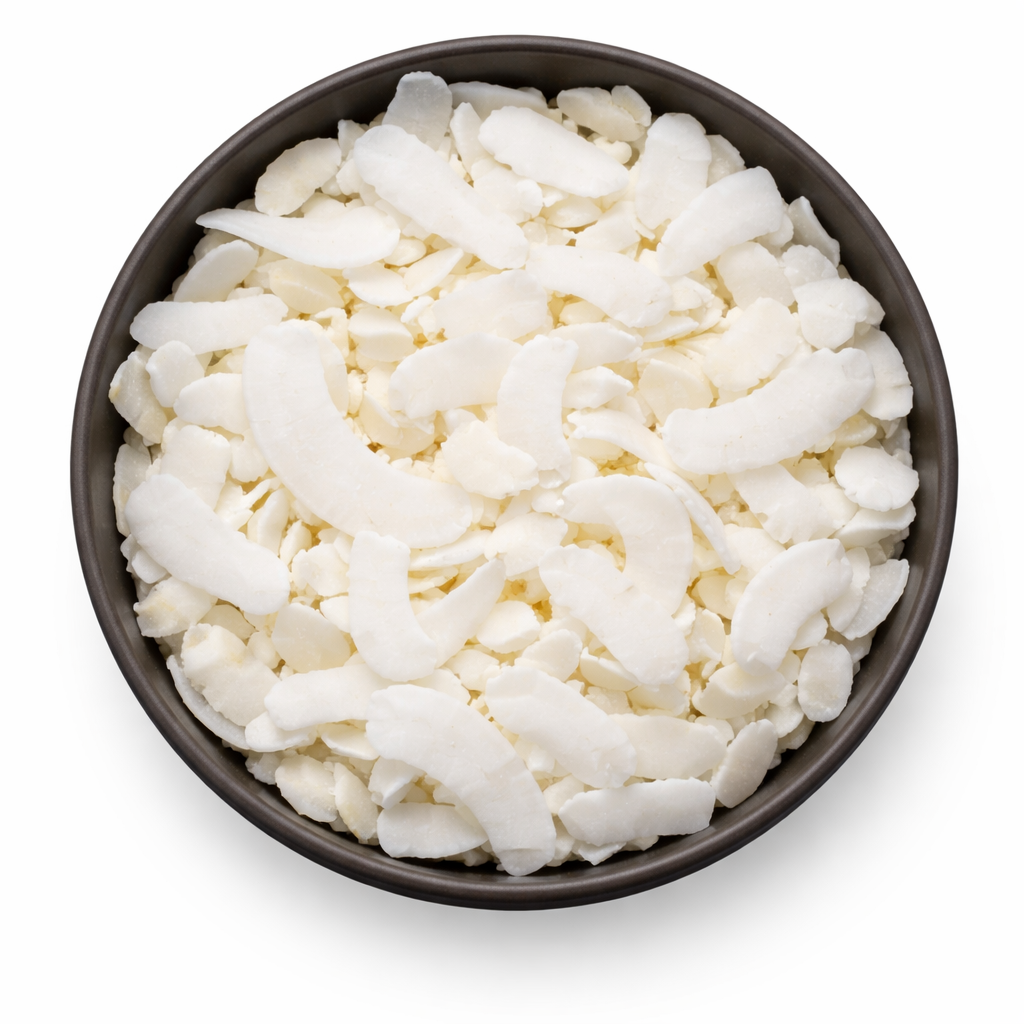 Chips coco desidratado sem borda sem açúcar