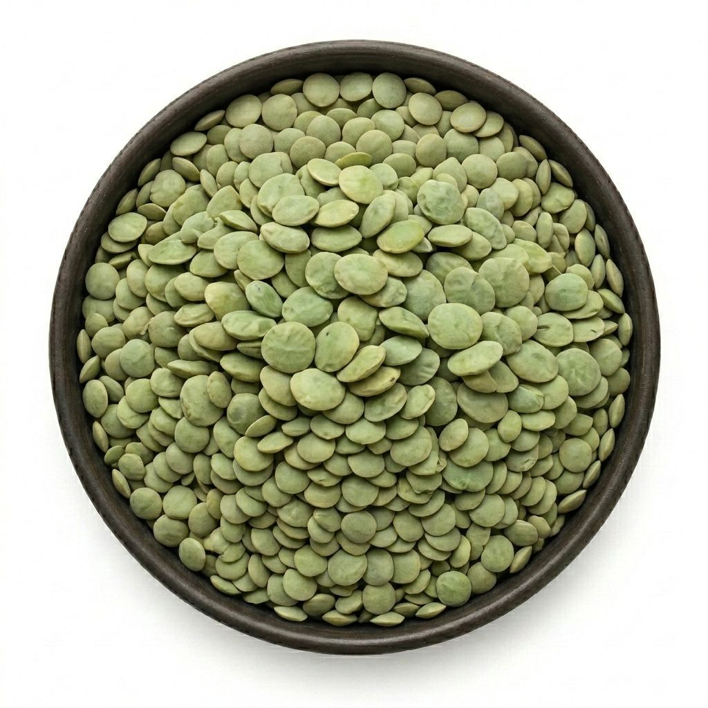 Lentilha verde canadense Tipo 1
