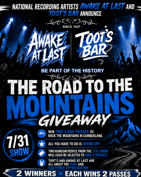 THE road to the mountains flyer