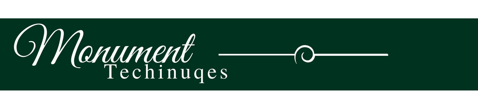 A dark green horizontal banner with the white, cursive text