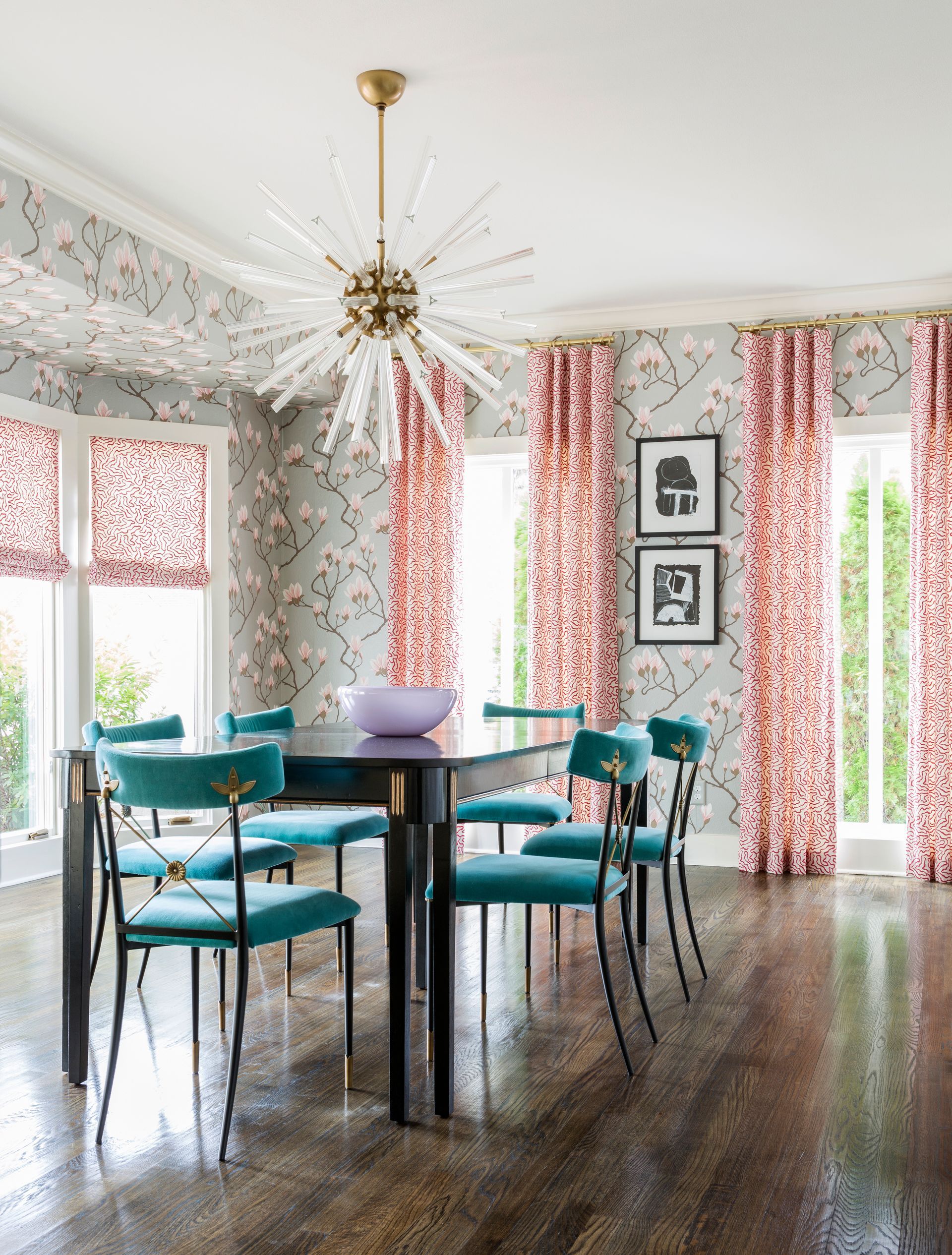 A beautifully designed dining room in Little Rock, Arkansas
