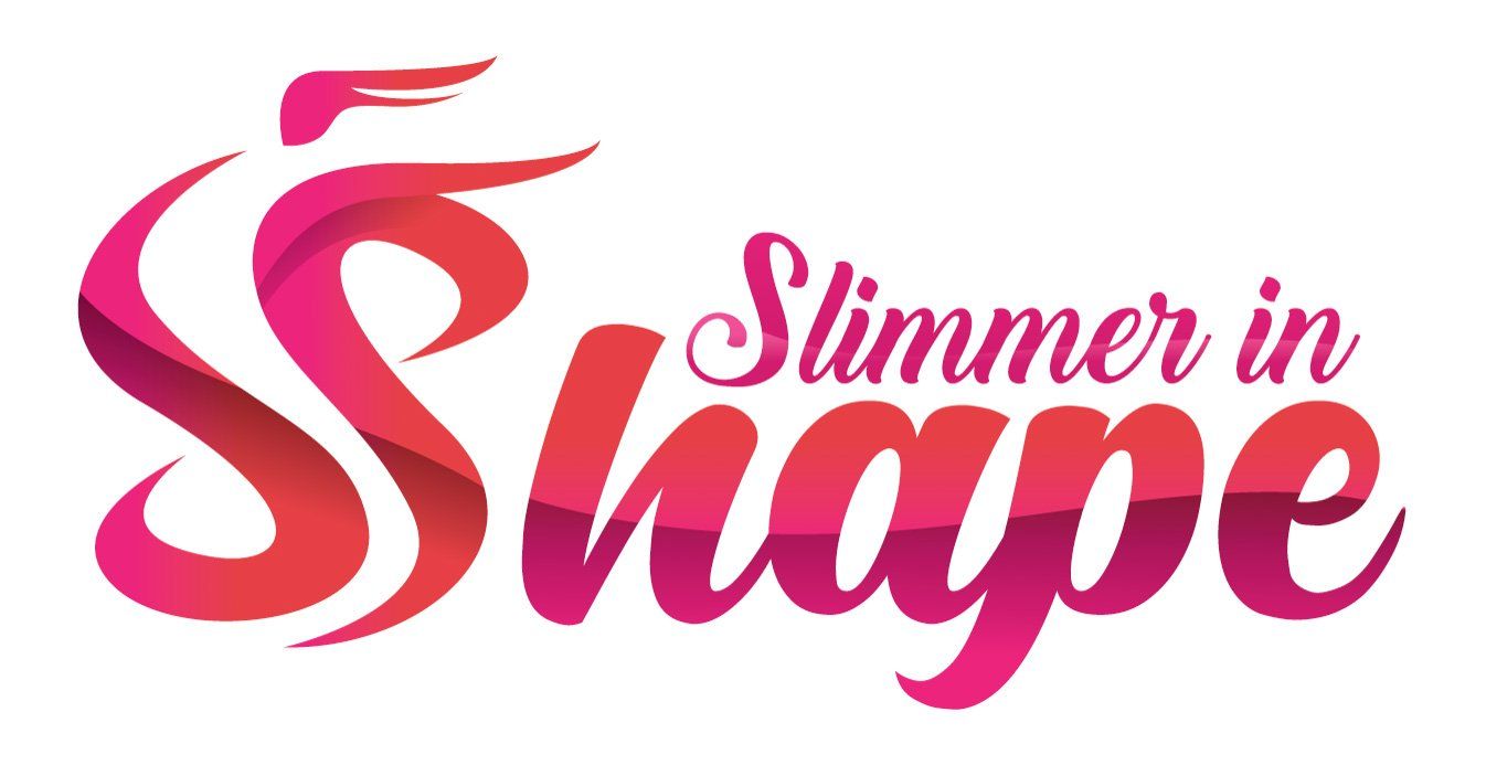 Een logo voor een bedrijf genaamd Slimmer in Shape