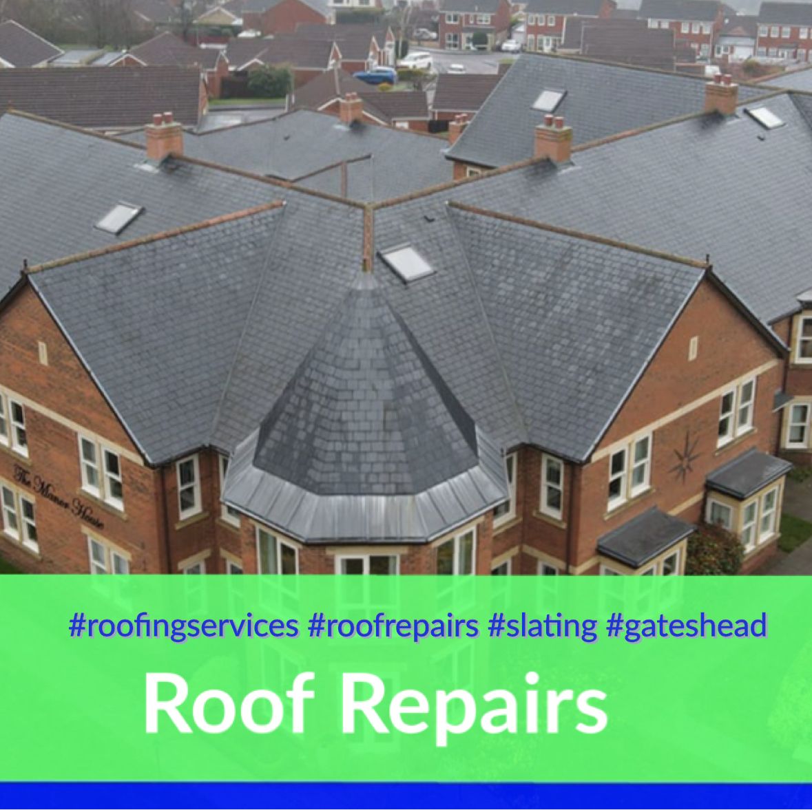 Roof Repairs leak detection, slate repairs, tile repairs, factory