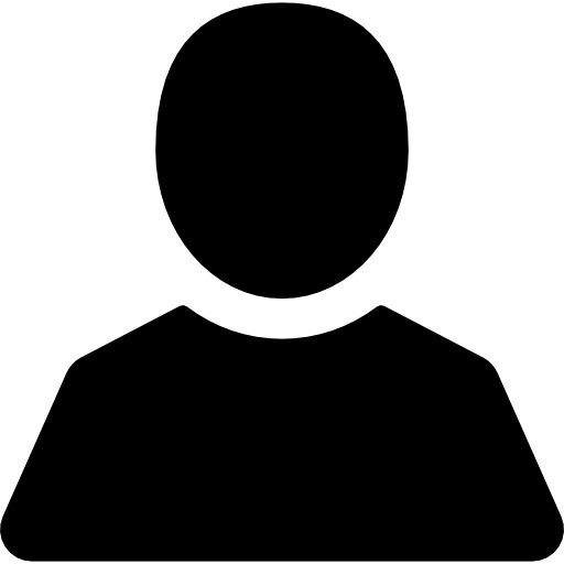 It is a silhouette of a person without a face.