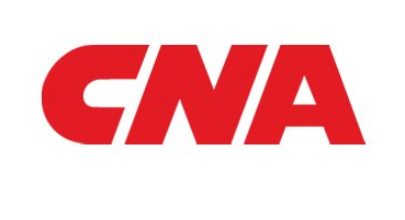 Red CNA logo in bold letters on a white background