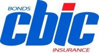 CBIC Insurance logo in blue and red with “Bonds” and “Insurance” text