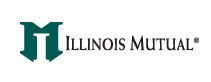 Illinois Mutual logo with green emblem and black text on white background