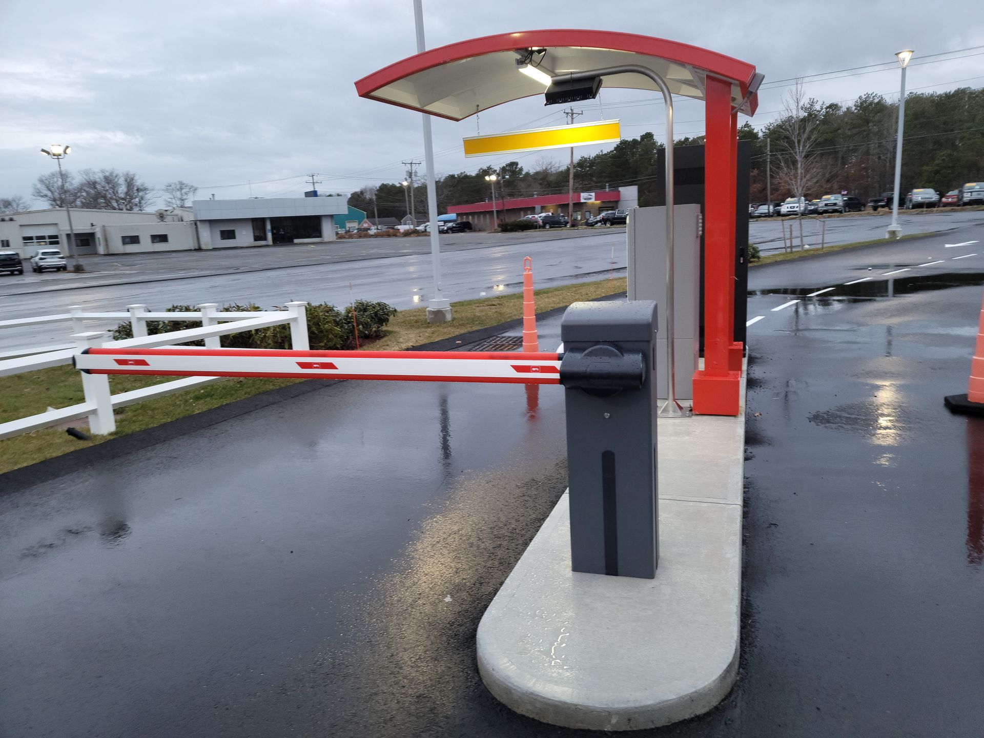 car wash gate