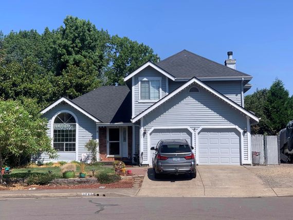 House With A Garage - Eugene, OR - Armadillo Roofing Inc