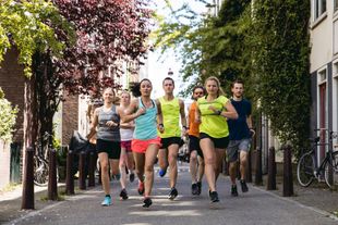 Trainen met Wendy hardloop training door Amsterdam Centrum