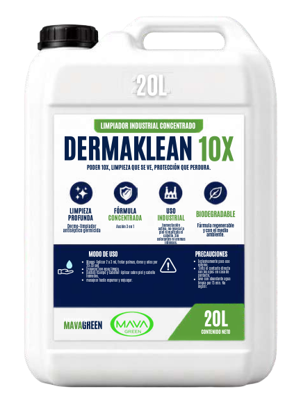 DERMAKLEAN 10X — Jabón Industrial para Manos (Grado Alimenticio)