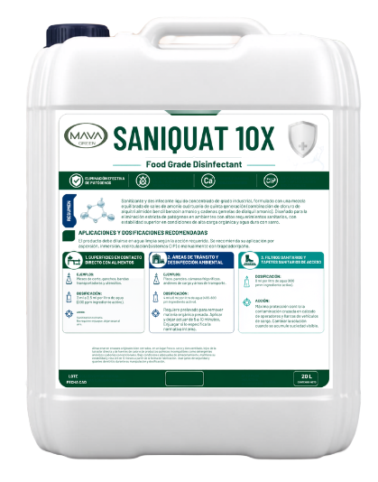 SANICUAT 10X — Sanitizante Concentrado de Alto Espectro