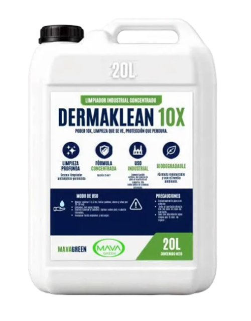 DERMAKLEAN 10X — Jabón Industrial para Manos (Grado Alimenticio)