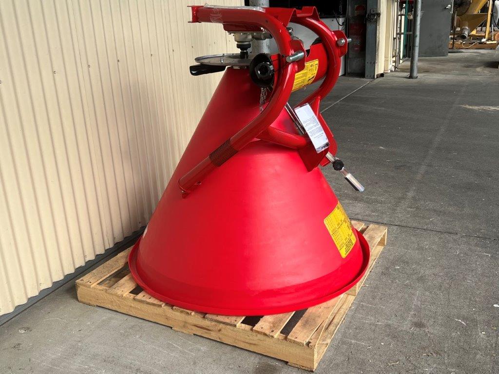A Red Object is Sitting on Top of a Wooden Pallet — Gloucester Rural Supplies in Gloucester, NSW