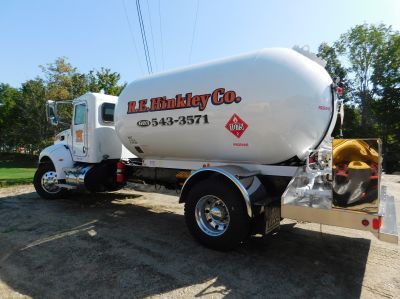 R.E. Hinkley fuel truck