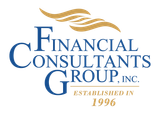 The logo for financial consultants group inc. established in 1996