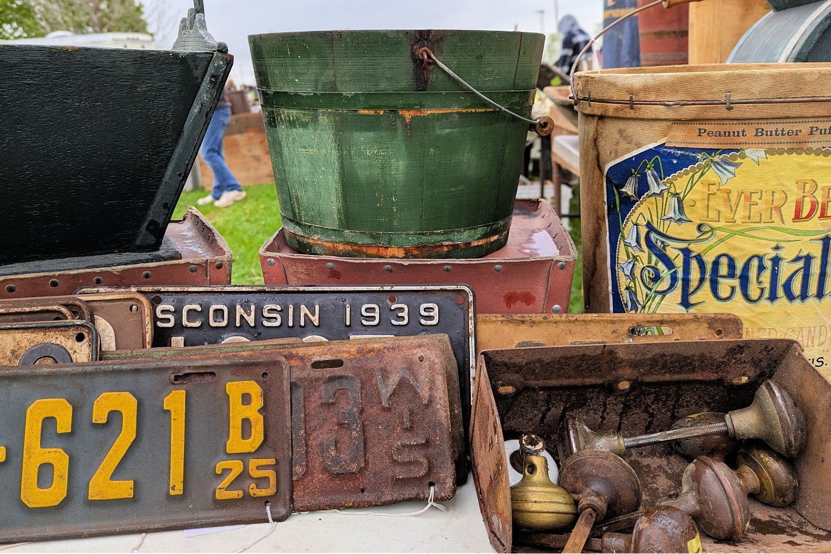 Flea Market booth in Wisconsin