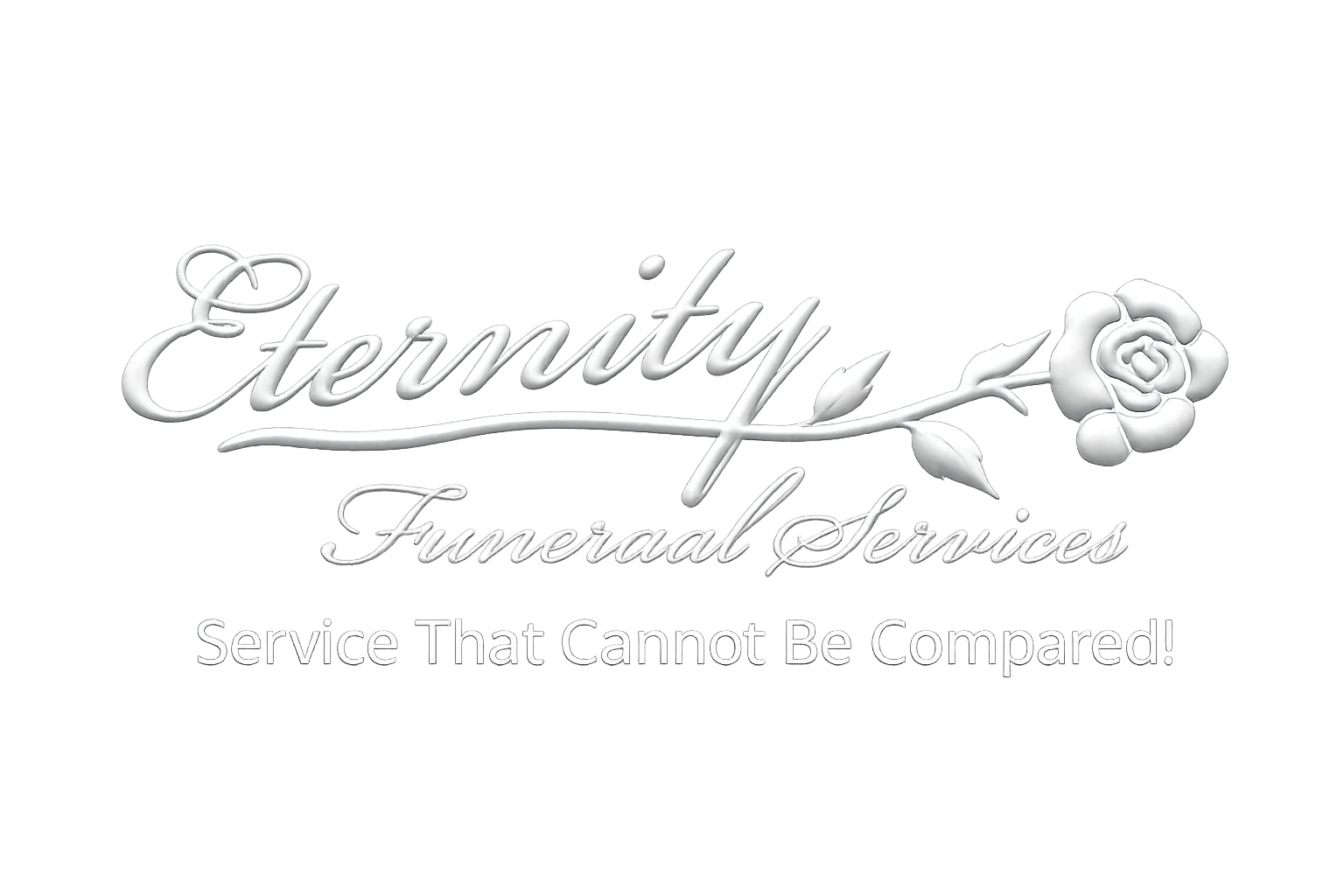 The logo for sample funeral home is shown on a white background.