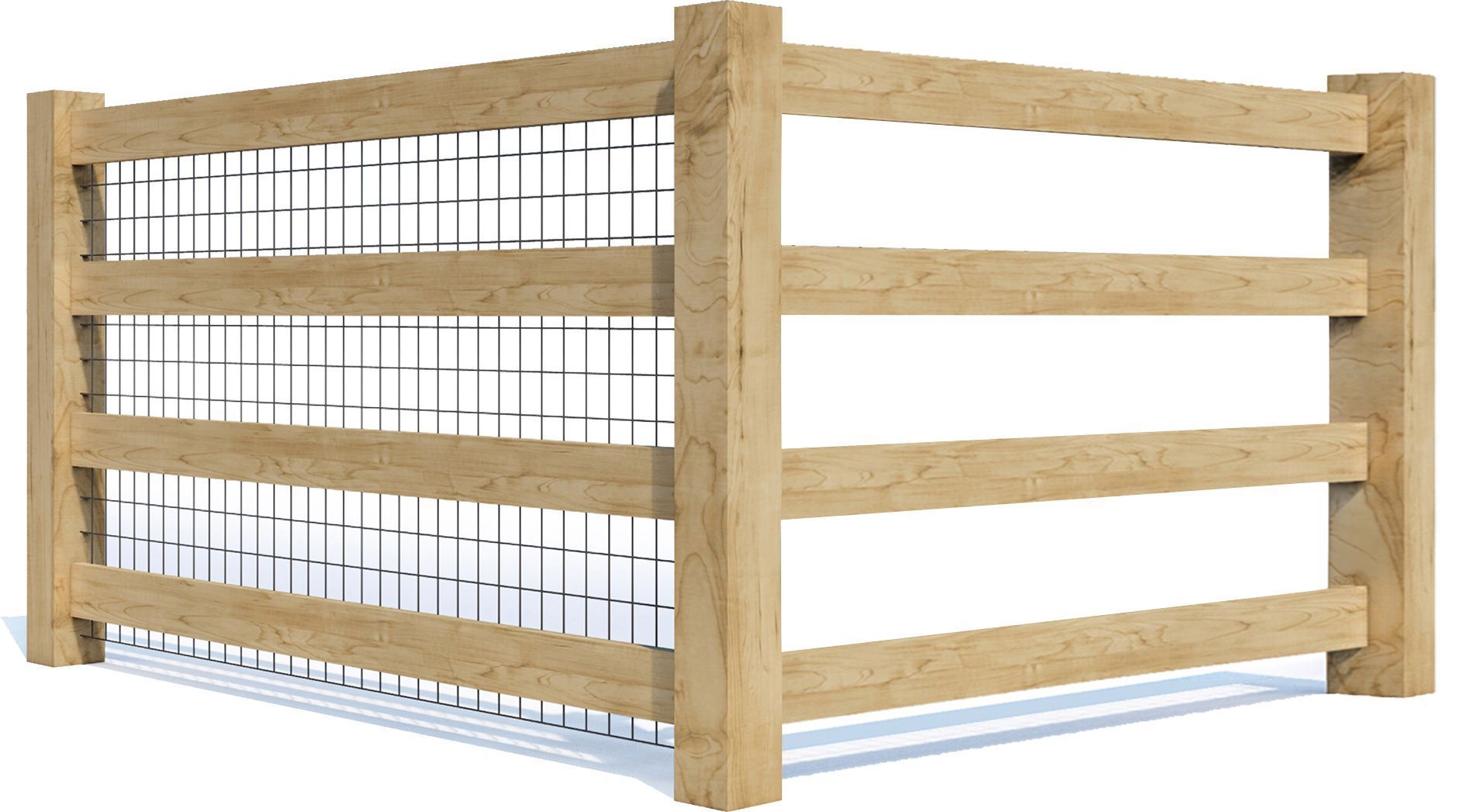 The corner of a wooden building with a white background.