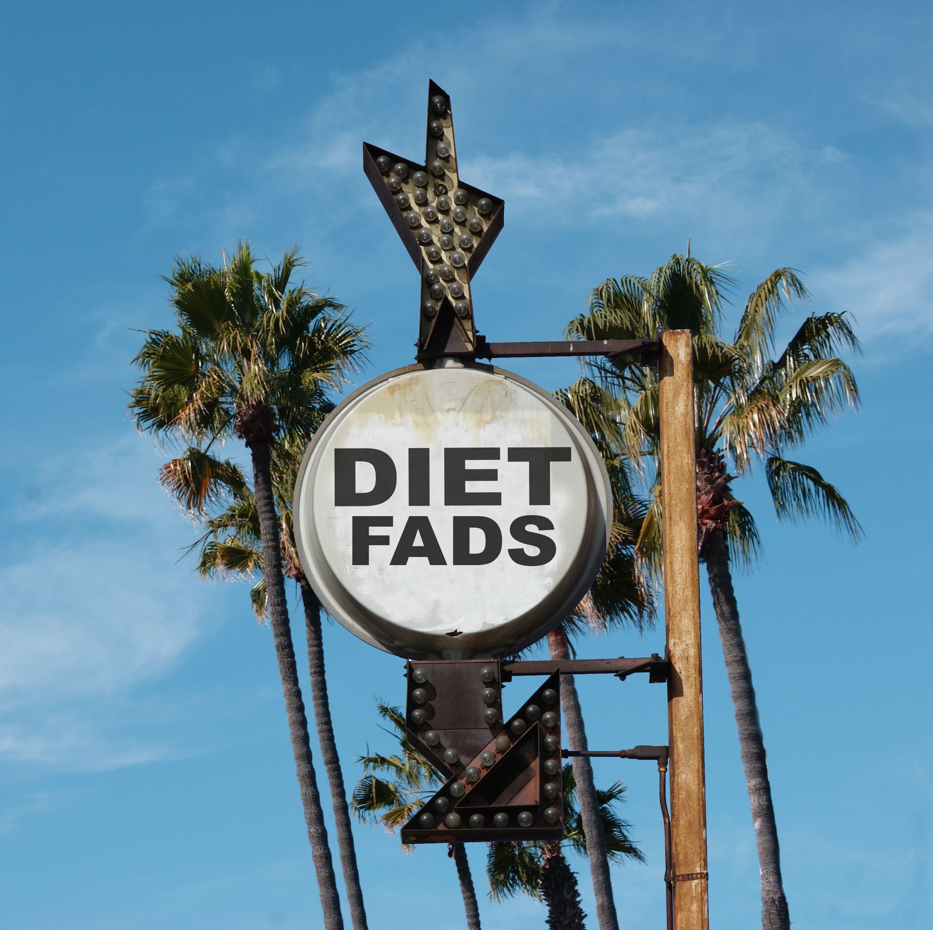 Vintage sign with 