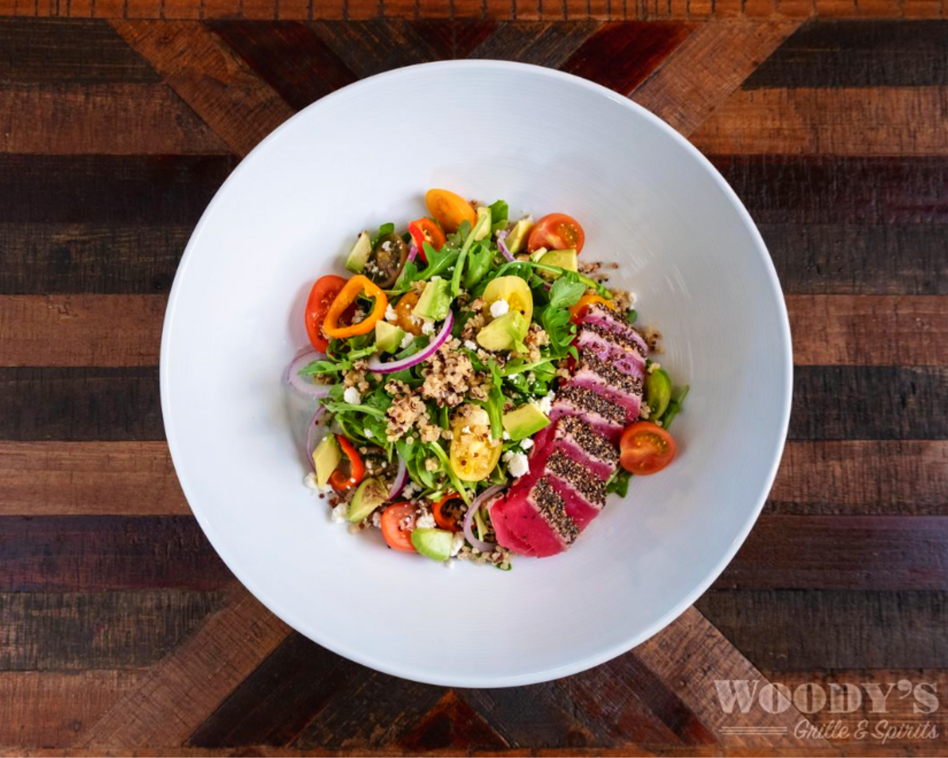 Peppered Ahi Tuna Salad