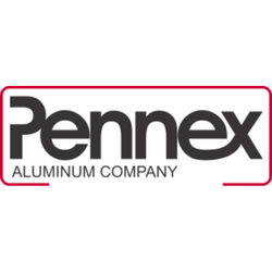 Pennex Aluminum Company logo in black text, red border.