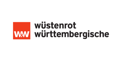 Ein Logo für eine Firma namens Wüstenrot Württembergische