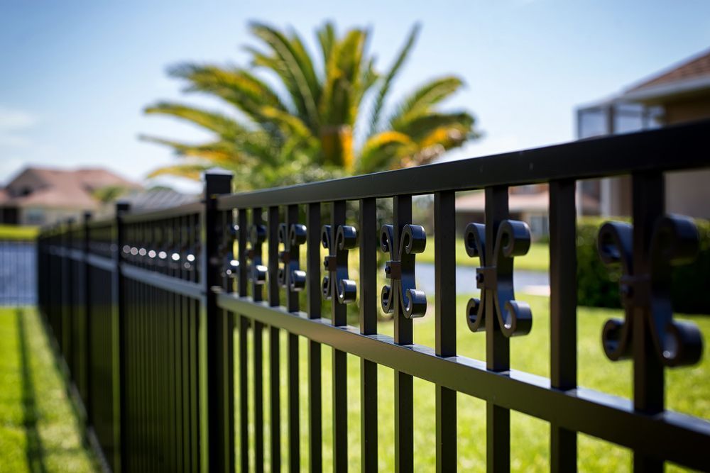 Black Aluminium Fence