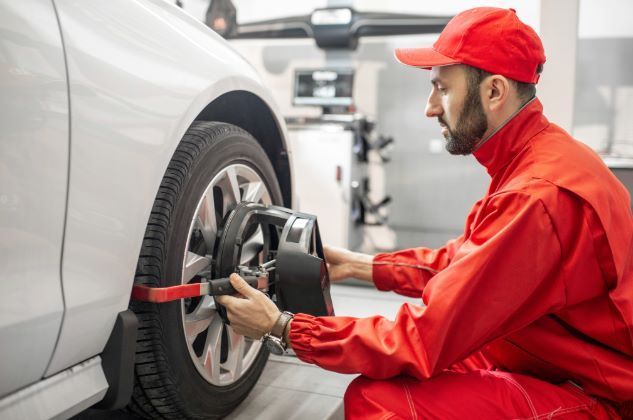 Front Toe Wheel Alignment service in Burien at ABC Auto Repair