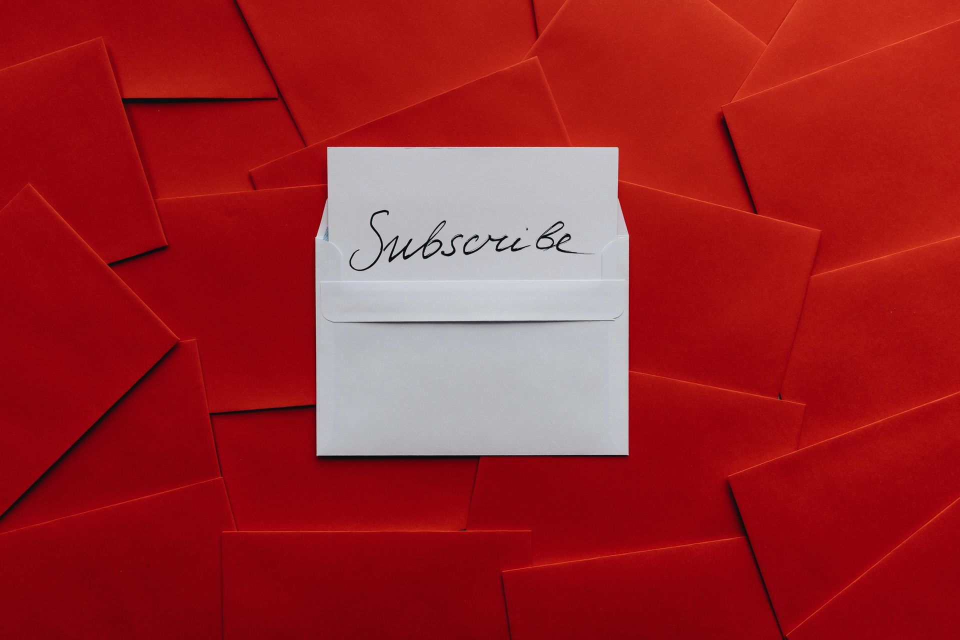 White envelope with