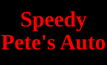 Logo for Demo Auto Repair: text with a gear icon, red and navy colors.