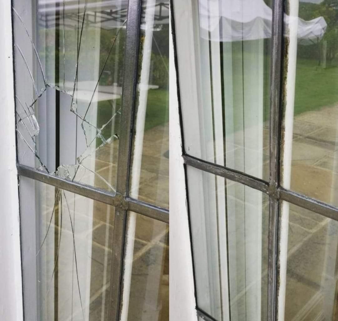 Repairing a stained glass or lead light panel