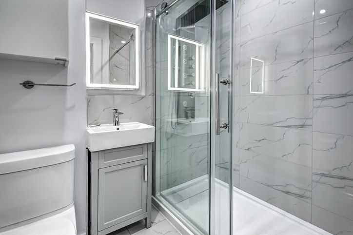 Empty luxury renovated apartment