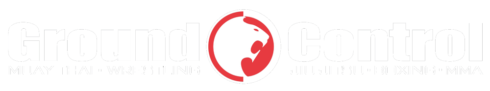 Logo of a red circle with a globe-like design and white text.