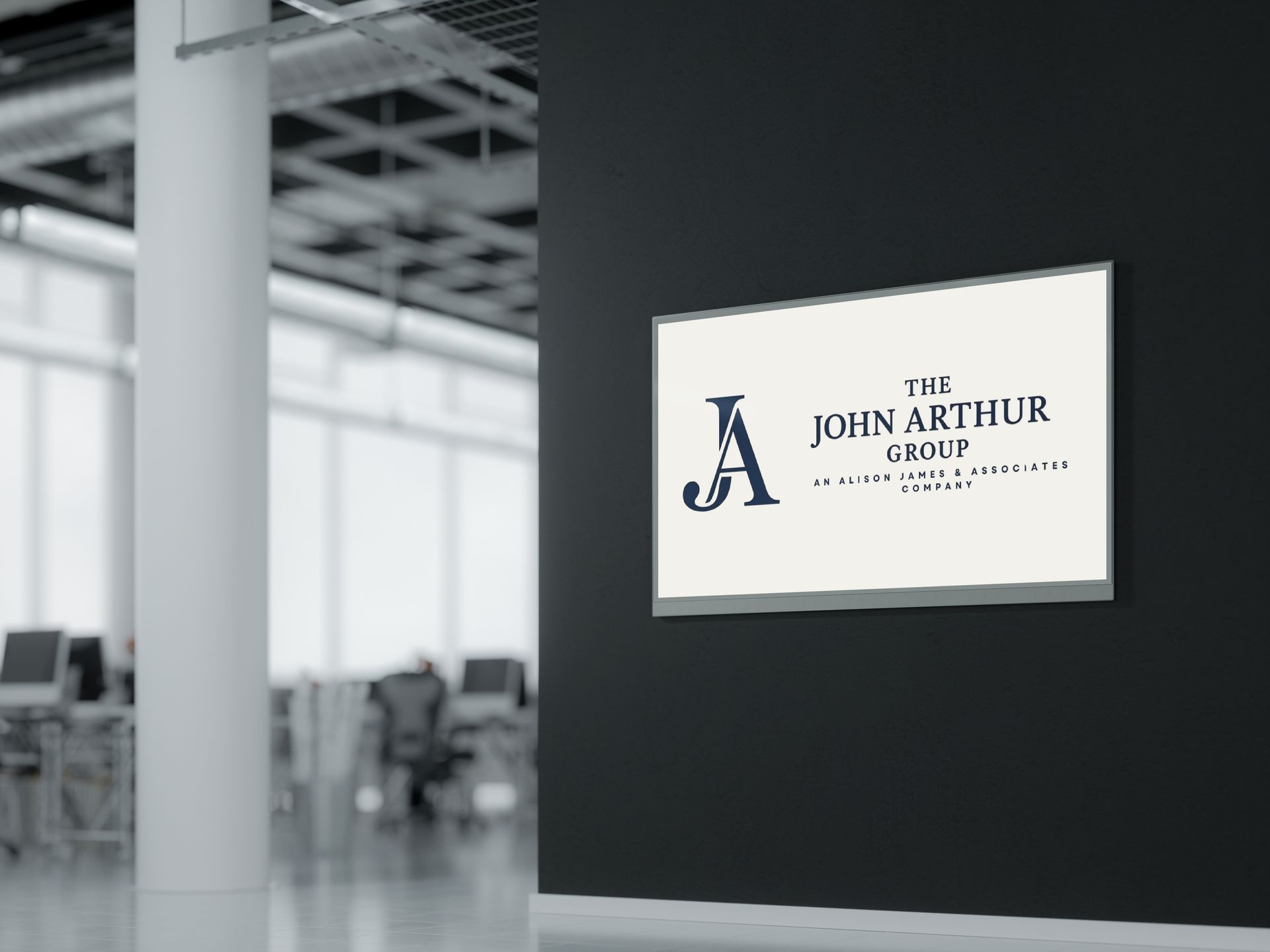Office wall with 