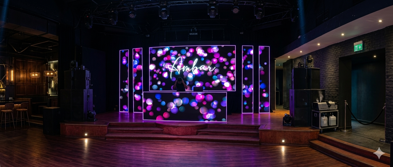 Pantallas led para eventos sociales