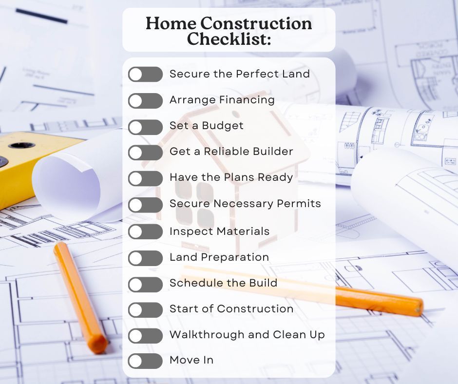 Step-by-step home construction process checklist by CastleCrew Group