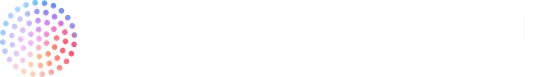 A white background with a rainbow colored circle on it.