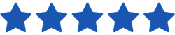 5 blue stars